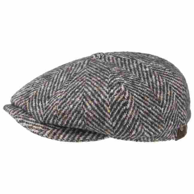 Cappello in Lana Autunno/Inverno 100% Lana Vergine Pregiato Berretto Unisex Coppola con Fodera in Cotone Stetson Hatteras Berretto con Visiera Cappello in Lana Autunno/Inverno 100% Lana Vergine Pregiato Berretto Unisex Coppola con Fodera in Cotone Stetson Hatteras Berretto con Visiera